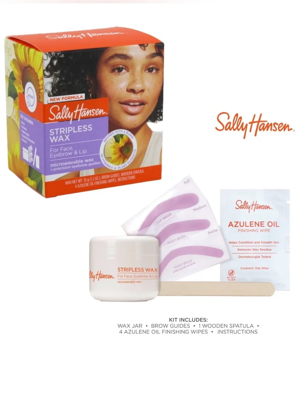 NIB Sally Hansen Stripless Wax Kit